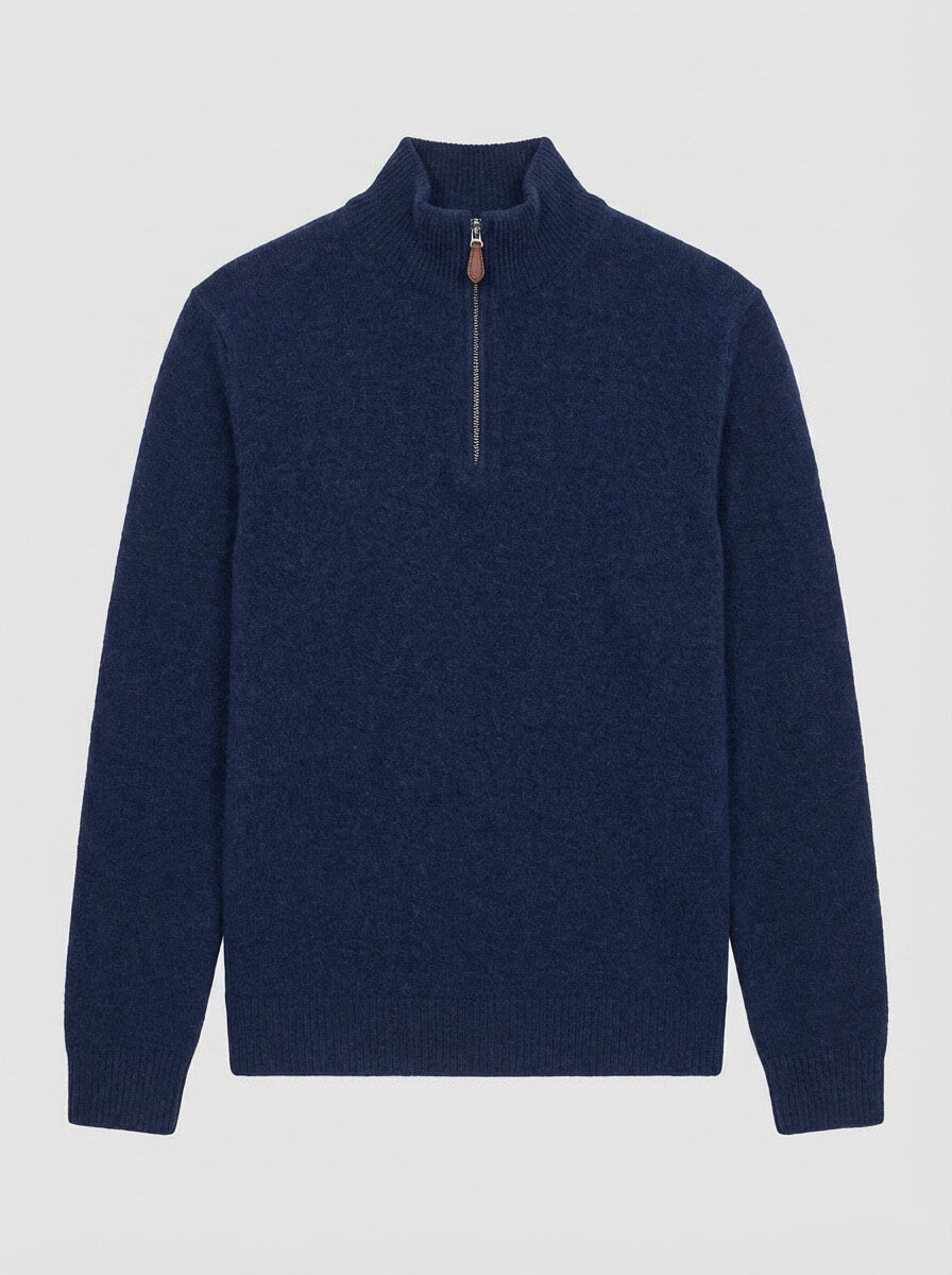 The Maren Cashmere Quarter Zip