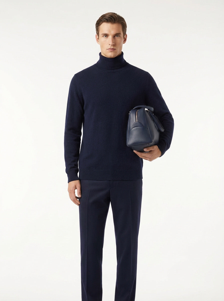 The Luca Cashmere Roll Neck