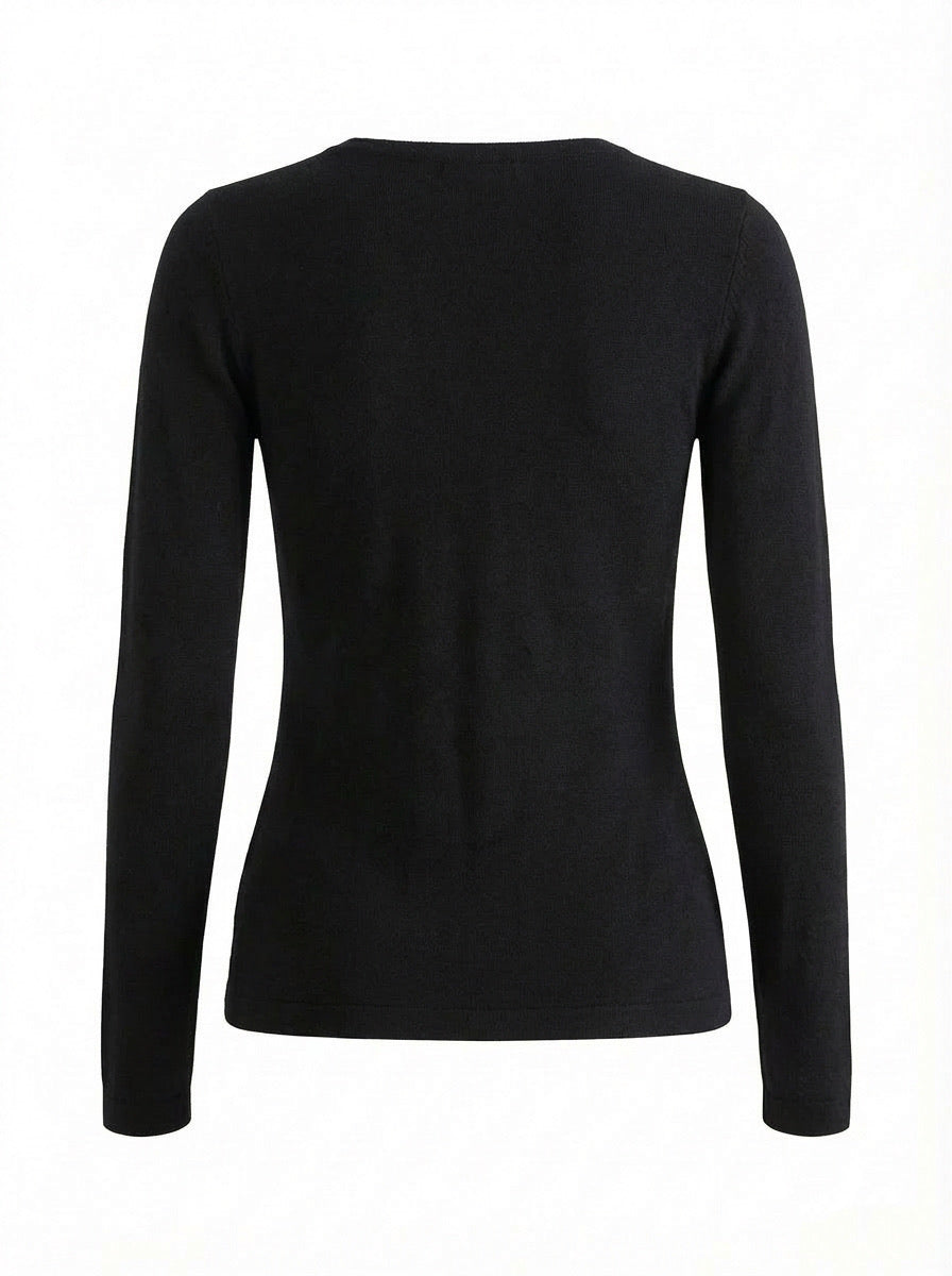 The Sienna Cashmere V-Neck Knit