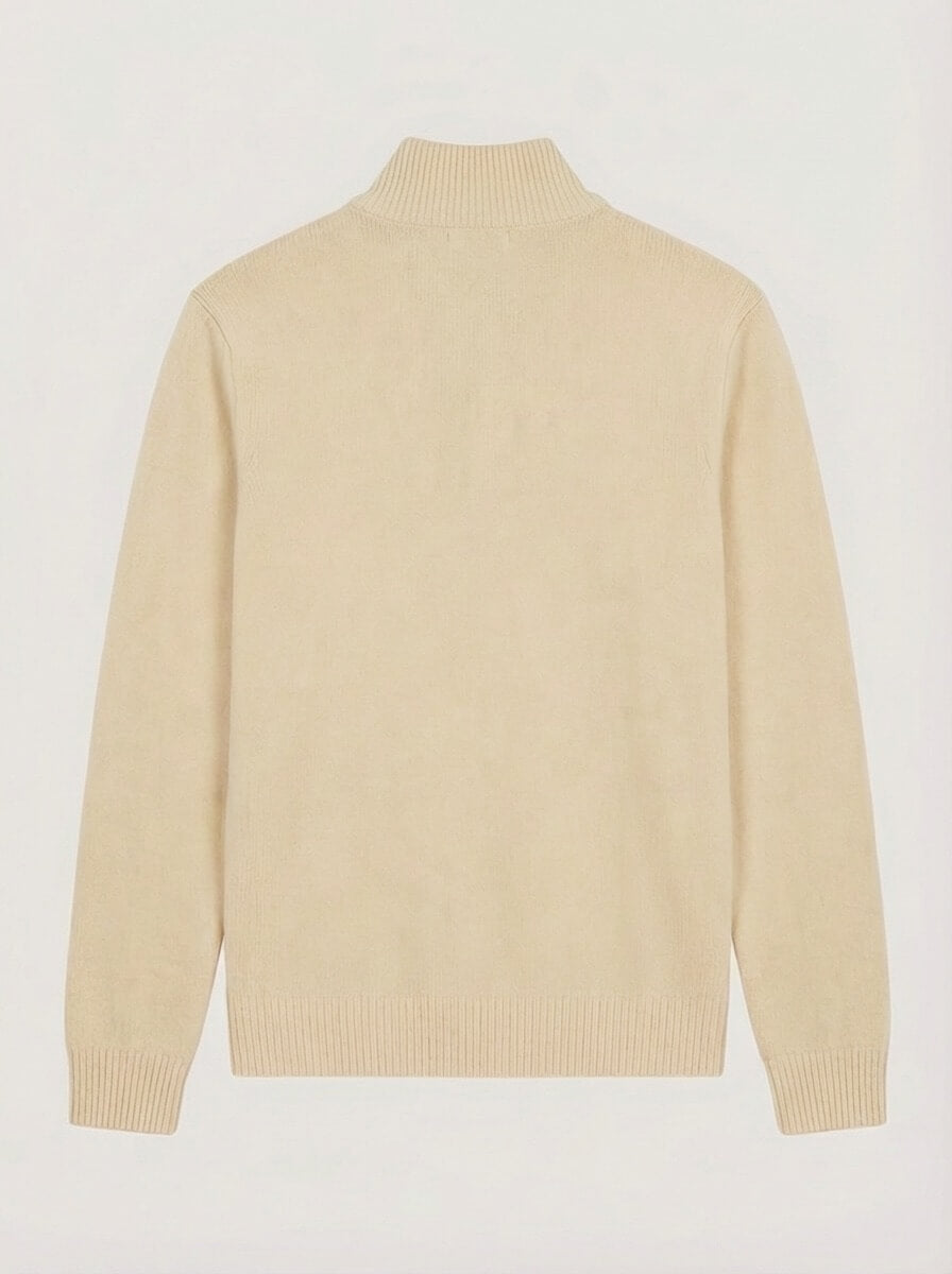 The Maren Cashmere Quarter Zip