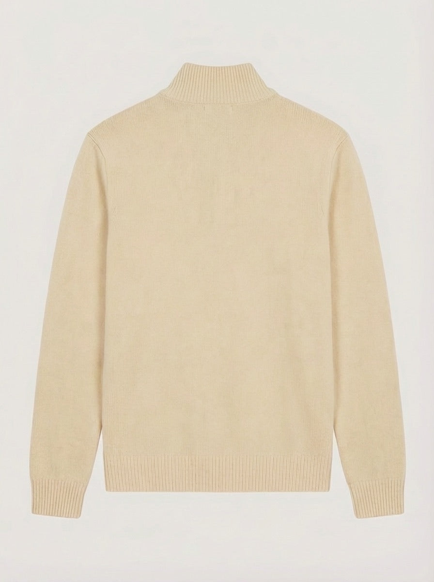 The Maren Cashmere Quarter Zip