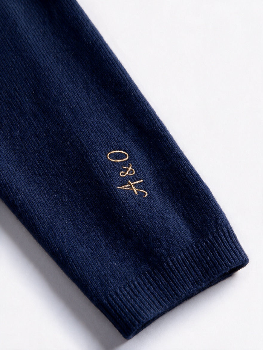 The Maren Cashmere Quarter Zip
