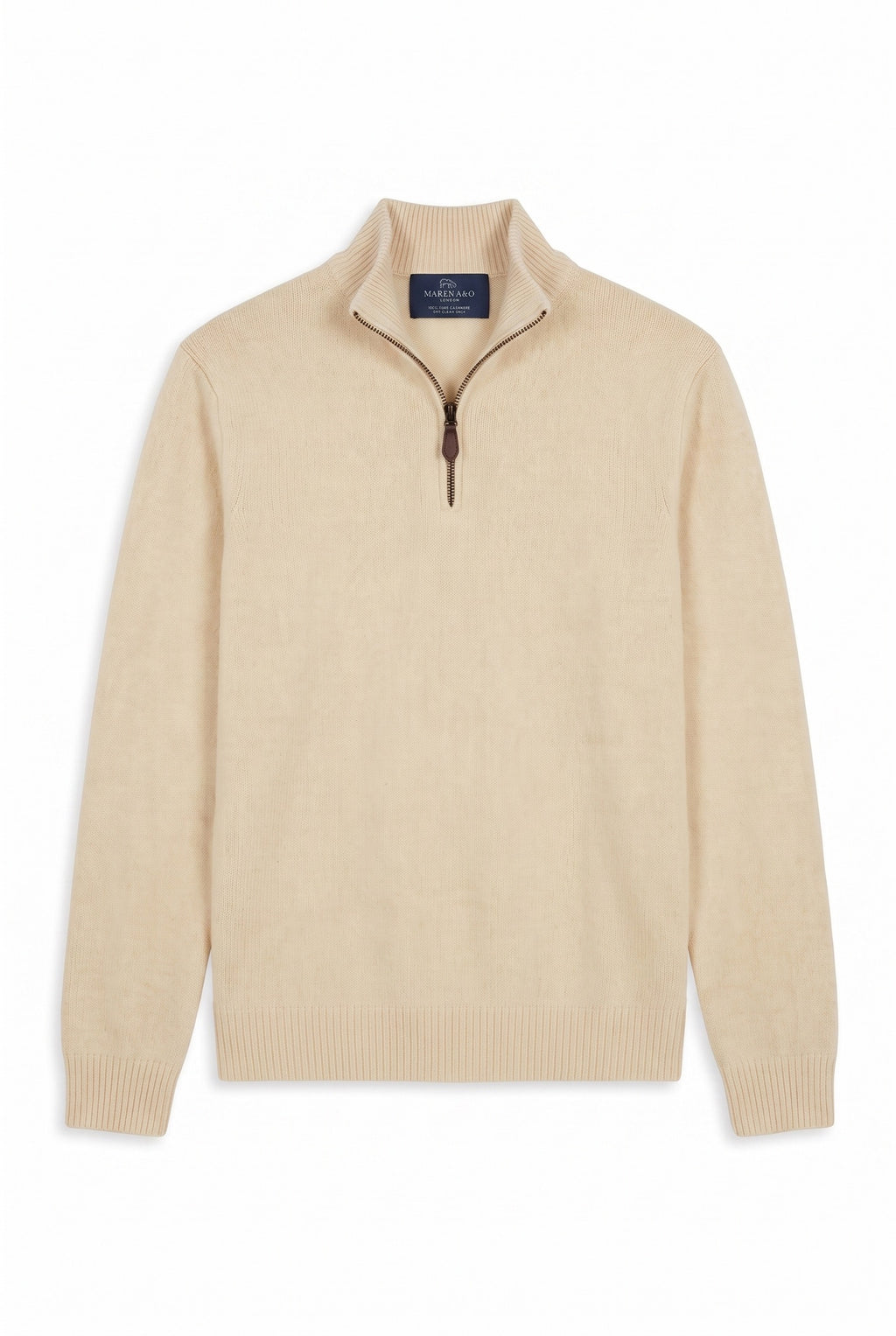 The Maren Cashmere Quarter Zip
