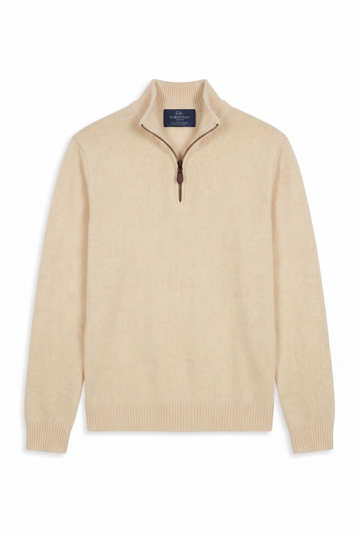 The Maren Cashmere Quarter Zip