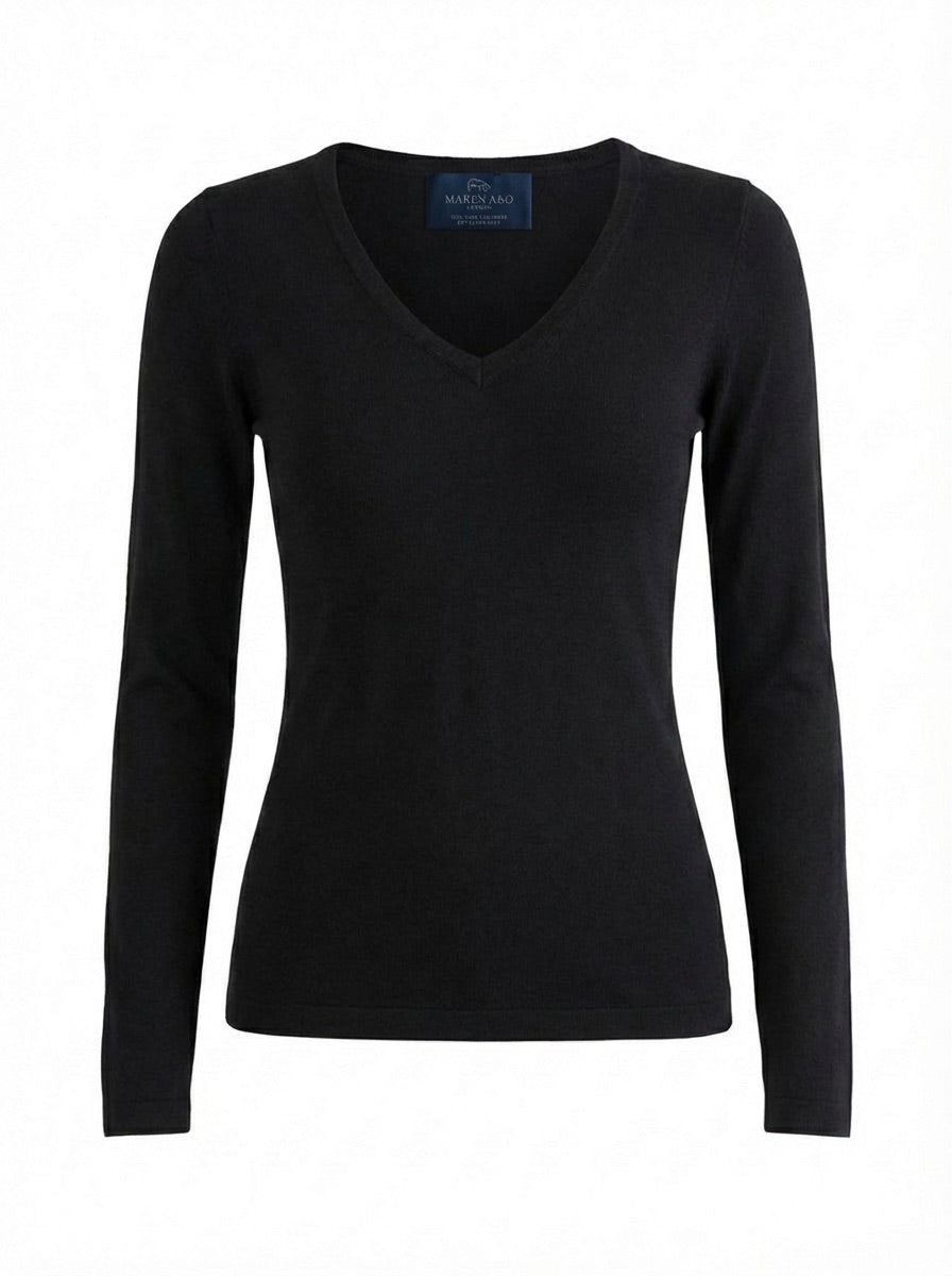The Sienna Cashmere V-Neck Knit