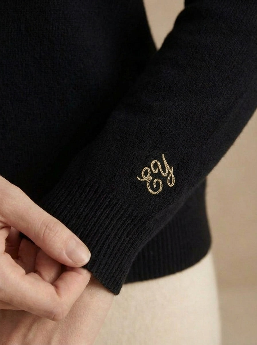 The Sienna Cashmere V-Neck Knit