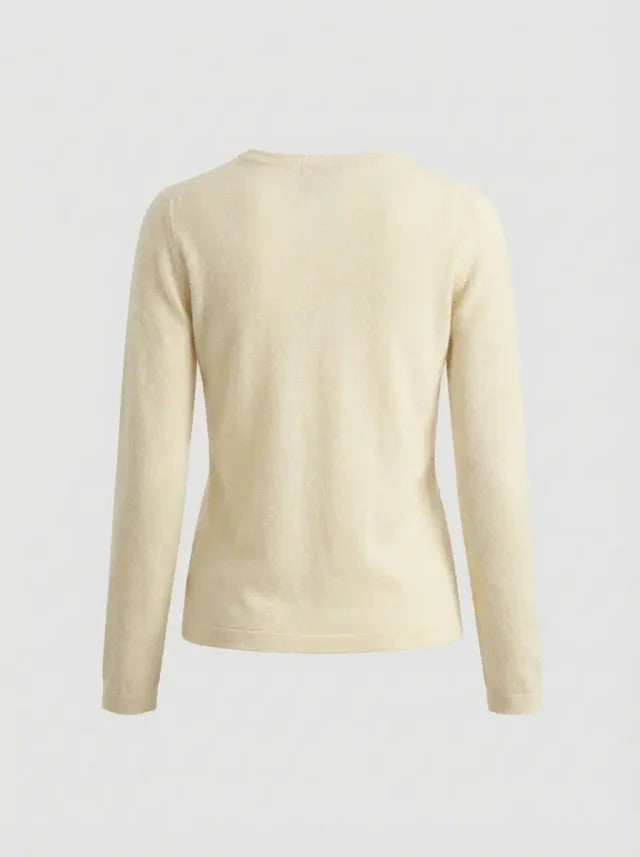 The Sienna Cashmere V-Neck Knit