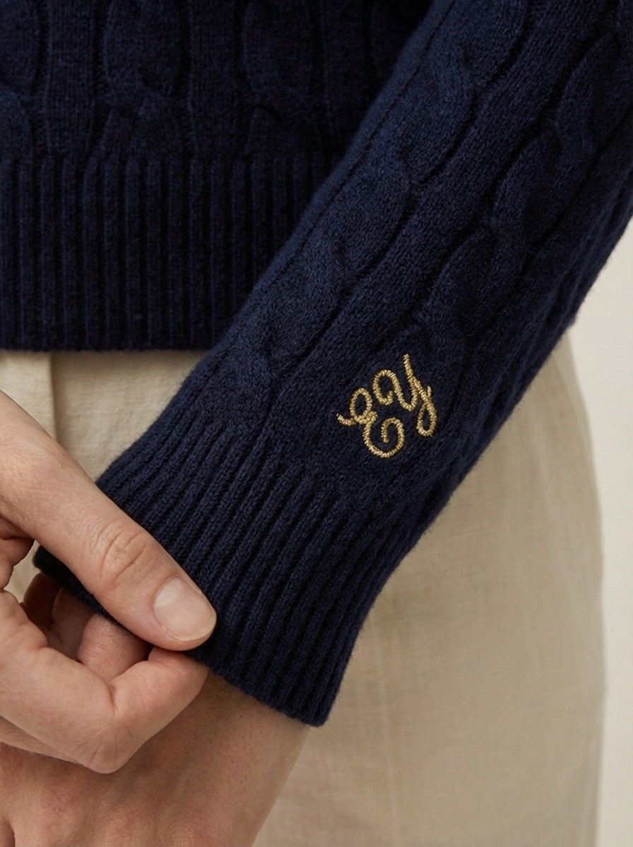 The Arlo Cashmere Cable Knit