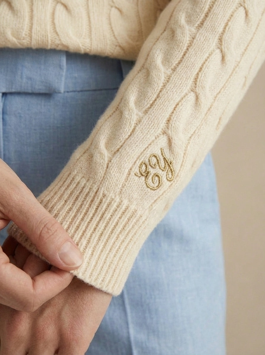 The Arlo Cashmere Cable Knit