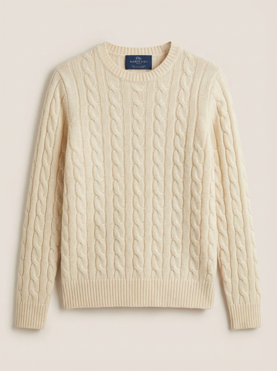 The Arlo Cashmere Cable Knit