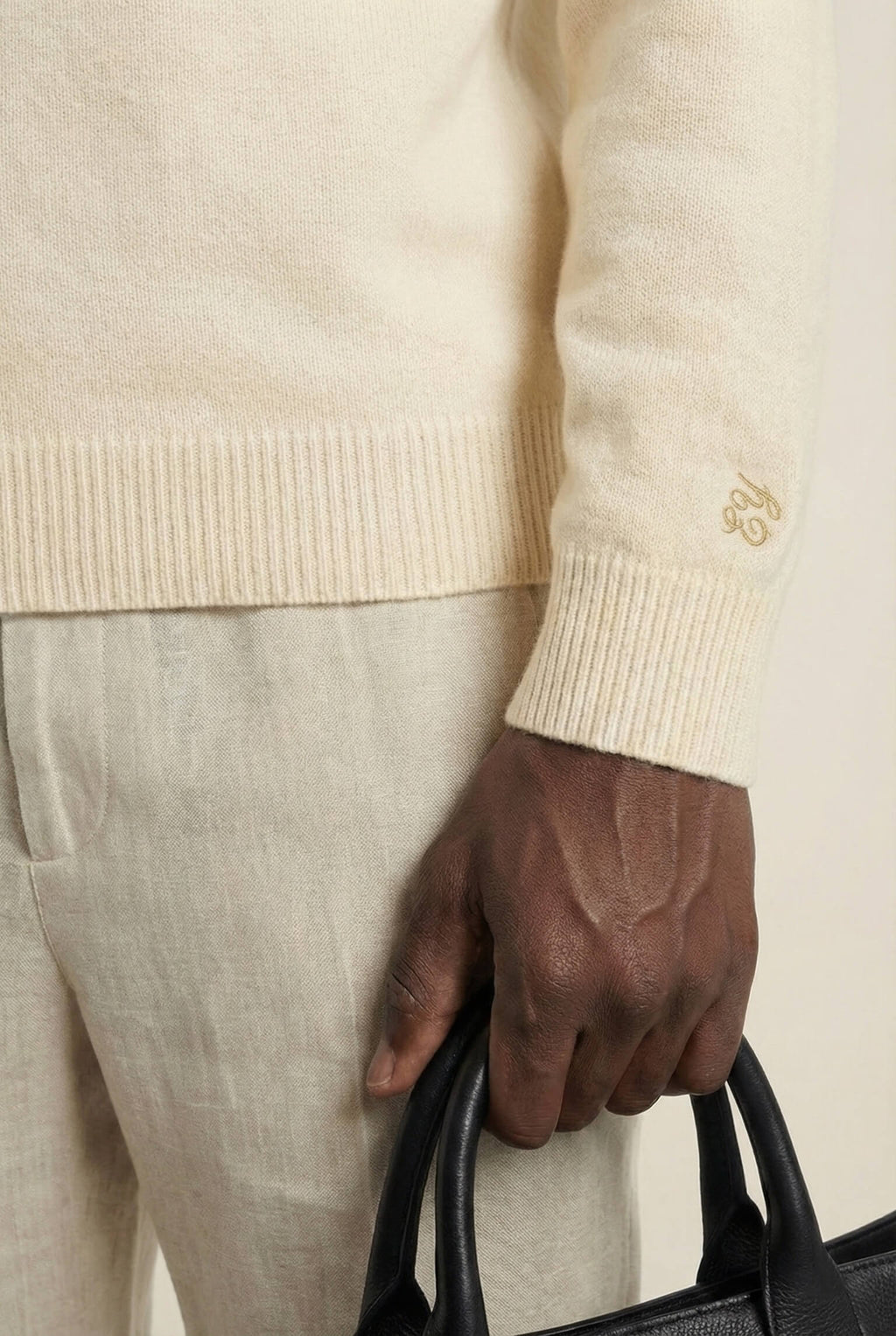 The Maren Cashmere Quarter Zip