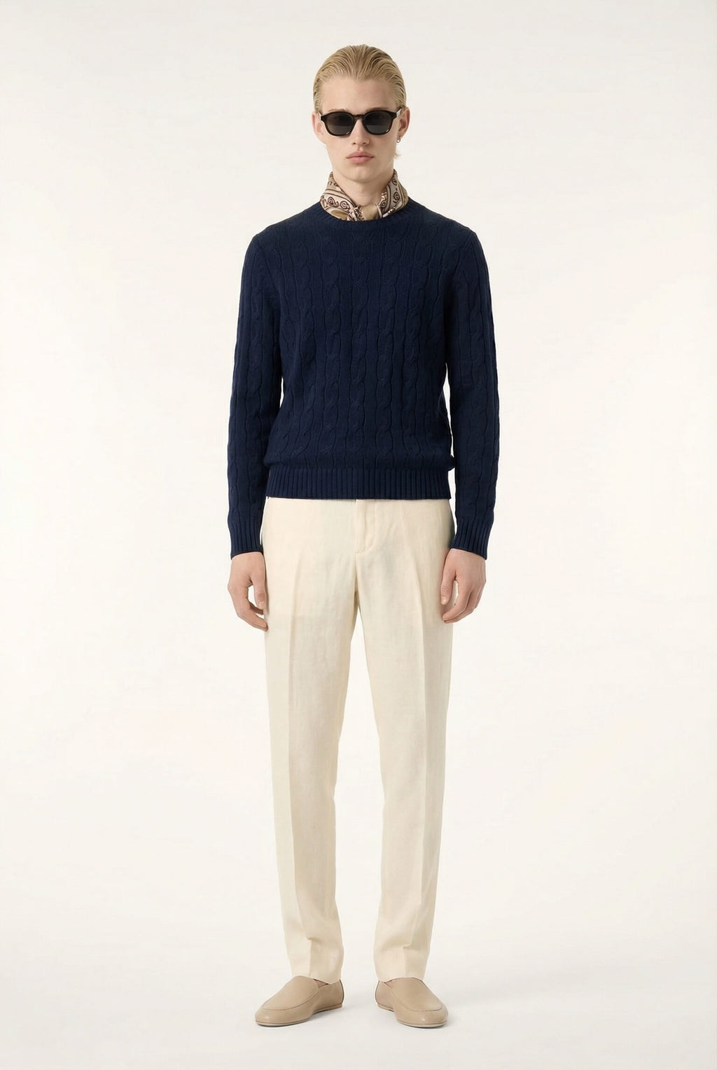 The Arlo Cashmere Cable Knit