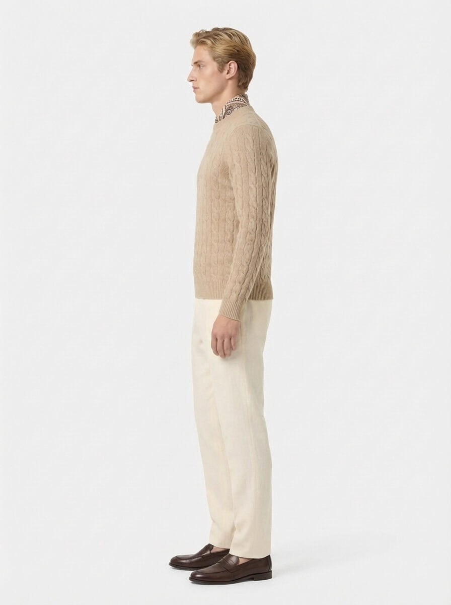 The Arlo Cashmere Cable Knit