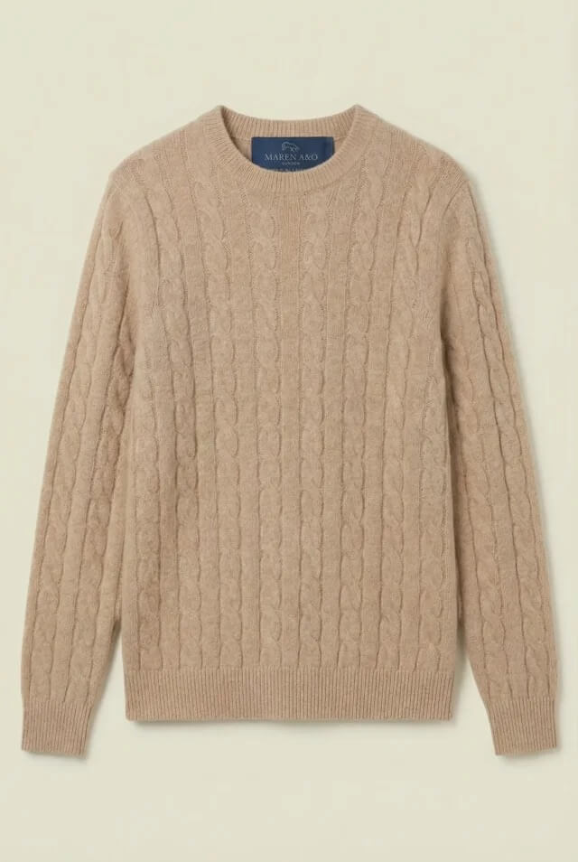 The Arlo Cashmere Cable Knit