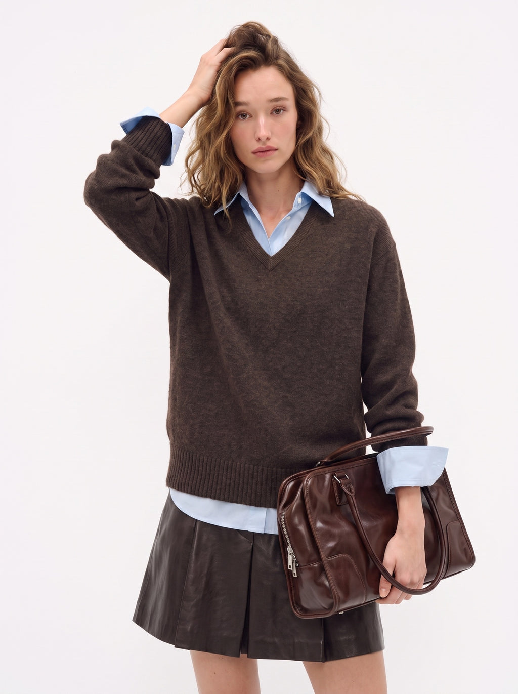The Sienna Cashmere V-Neck