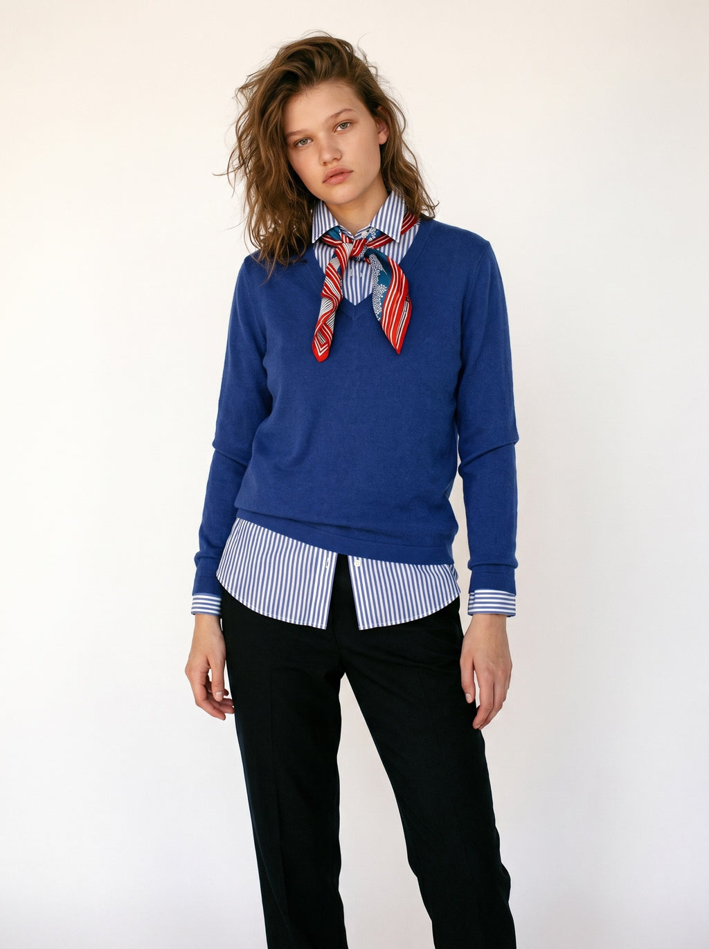 The Sienna Cashmere V-Neck Jumper