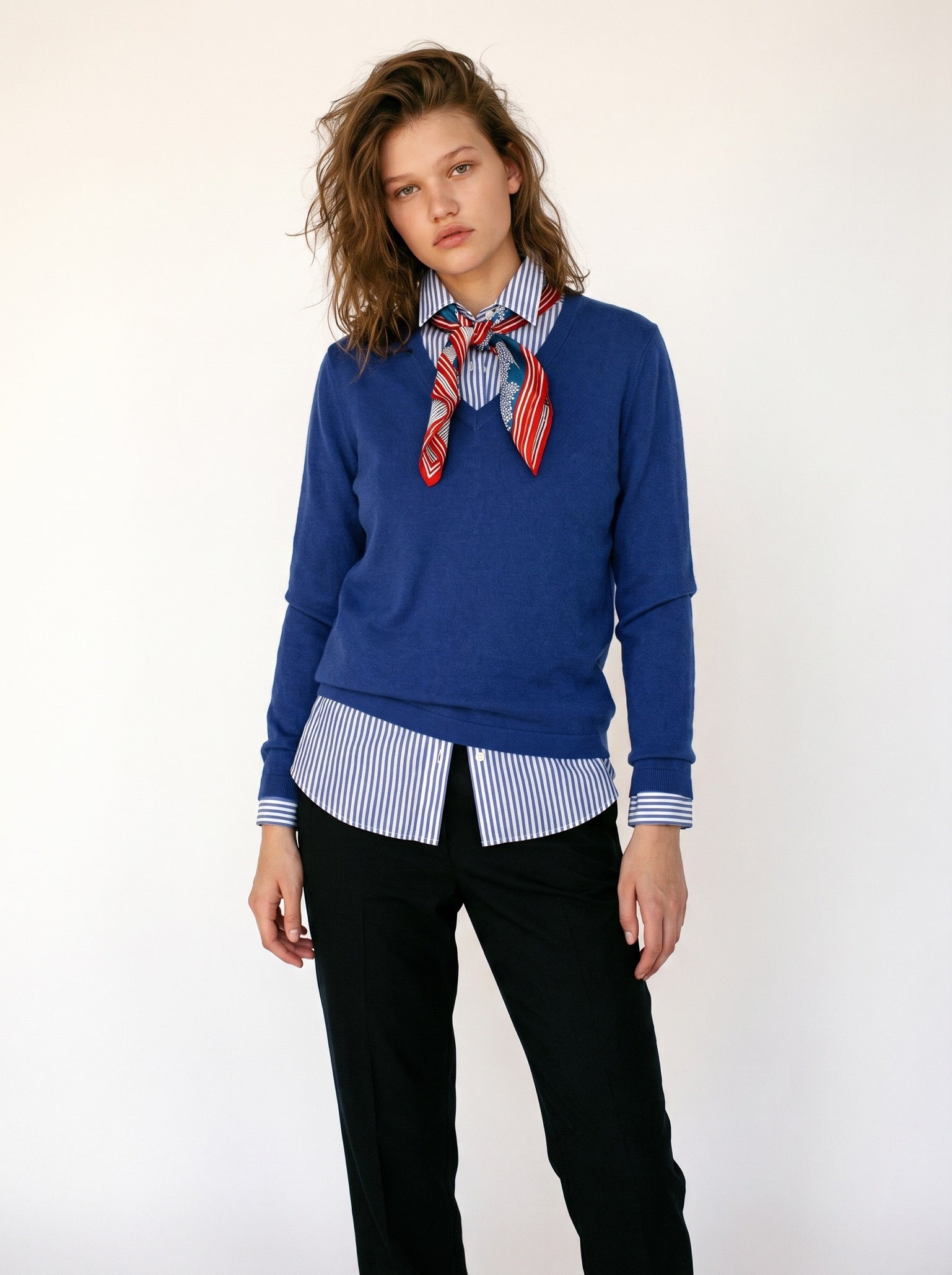 The Sienna Cashmere V-Neck Jumper