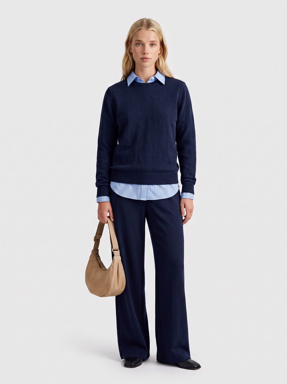 The Elin Cashmere Crew Neck