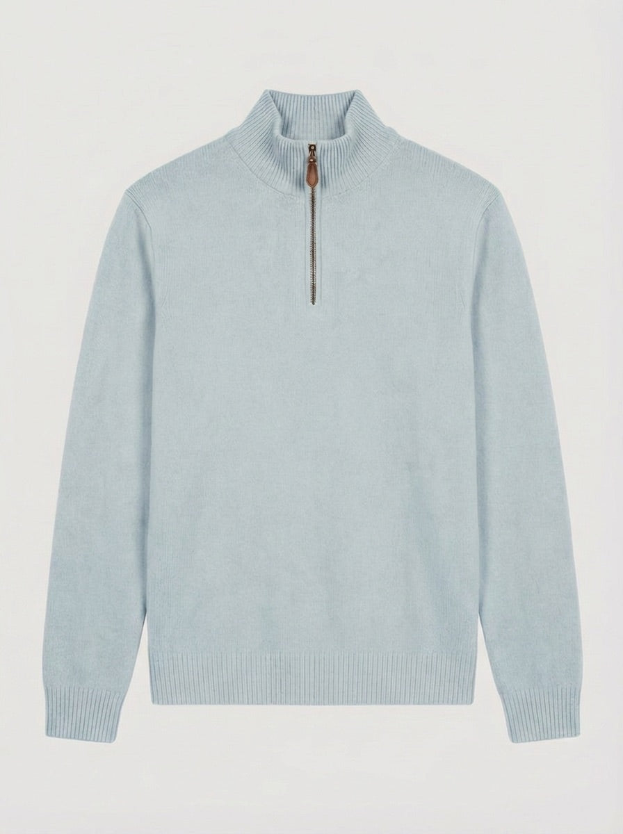 The Maren Cashmere Quarter Zip