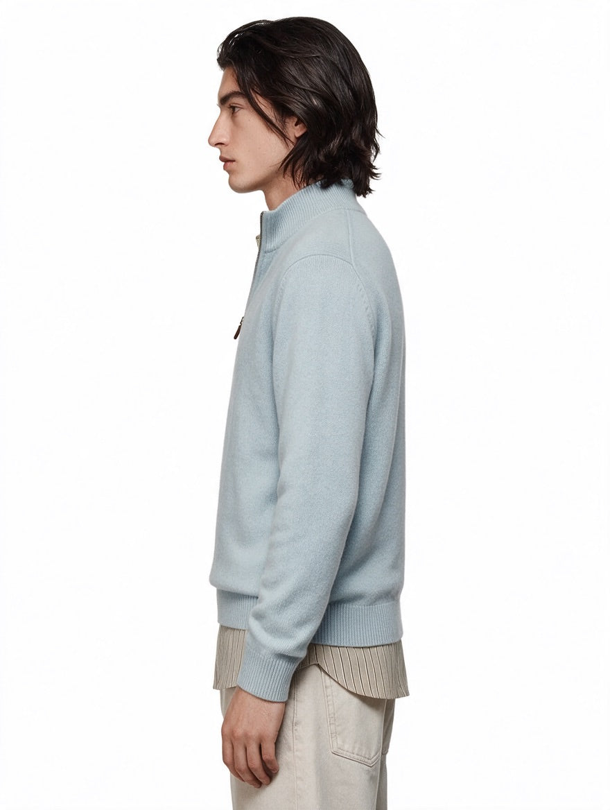 The Maren Cashmere Quarter Zip