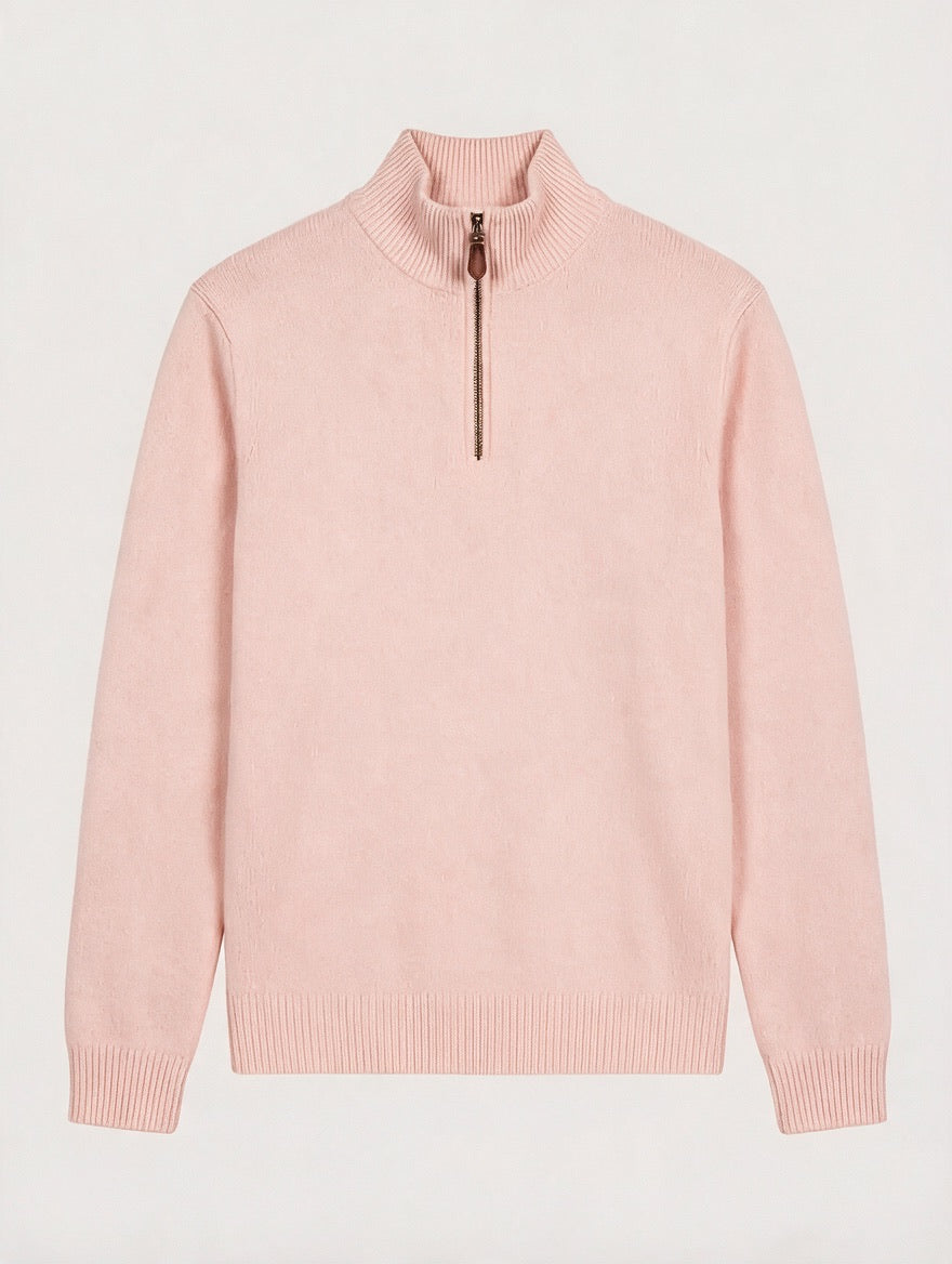 The Maren Cashmere Quarter Zip