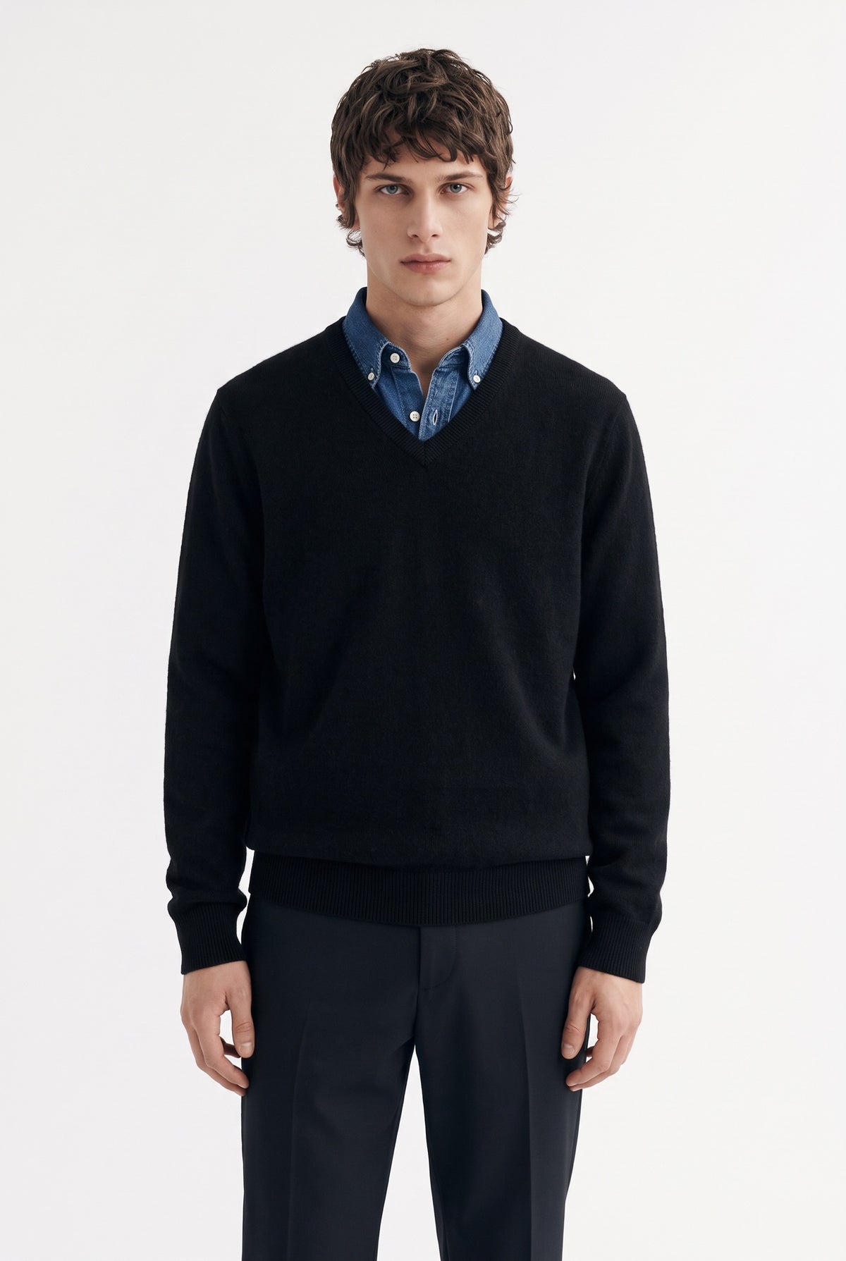 The Sienna Cashmere V-Neck Knit