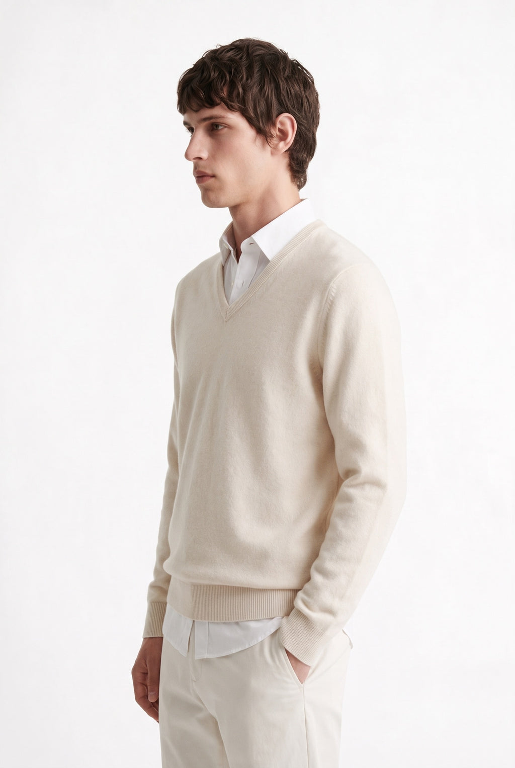 The Sienna Cashmere V-Neck Knit