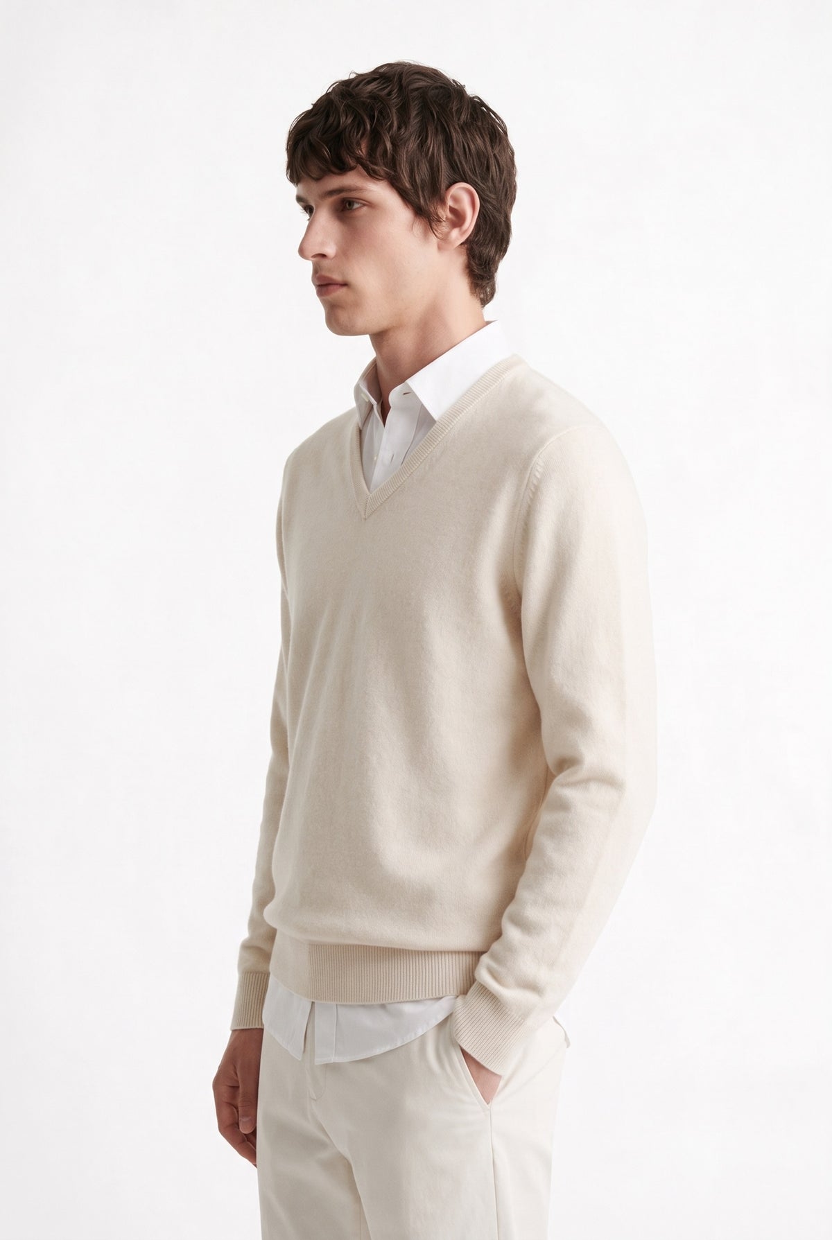 The Sienna Cashmere V-Neck Knit