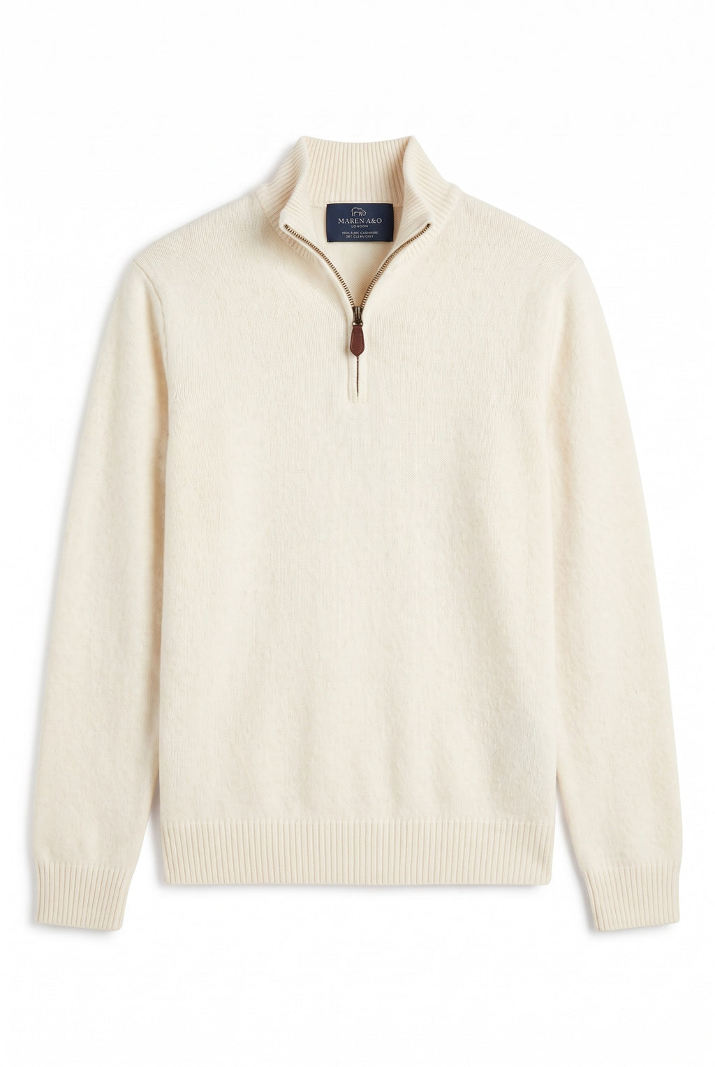 The Maren Cashmere Quarter Zip
