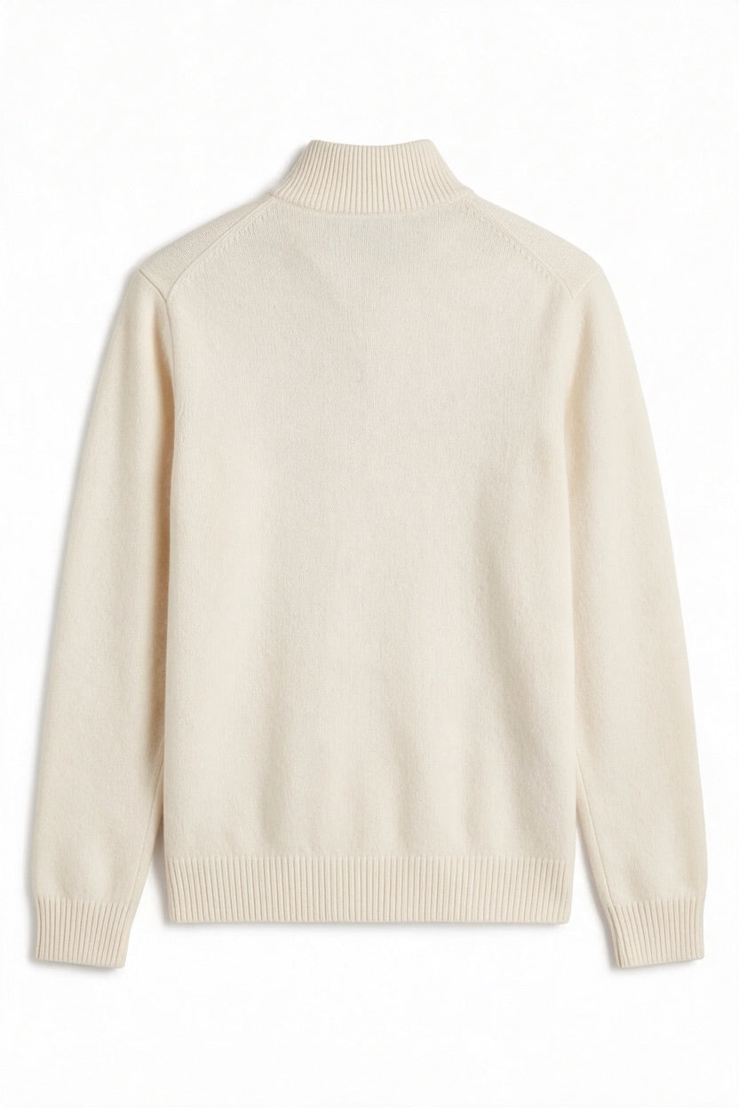 The Maren Cashmere Quarter Zip