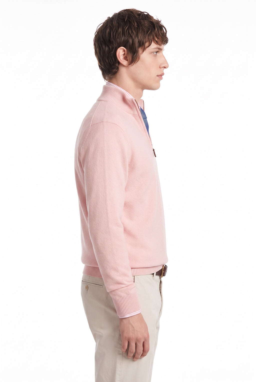The Maren Cashmere Quarter Zip