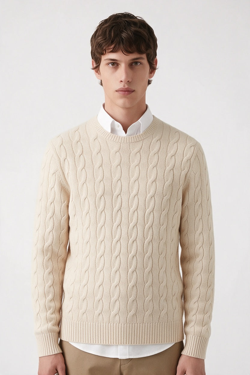 The Arlo Cashmere Cable Knit