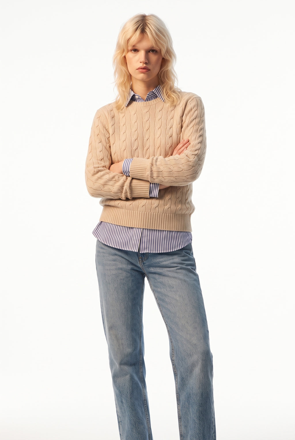 The Arlo Cashmere Cable Knit