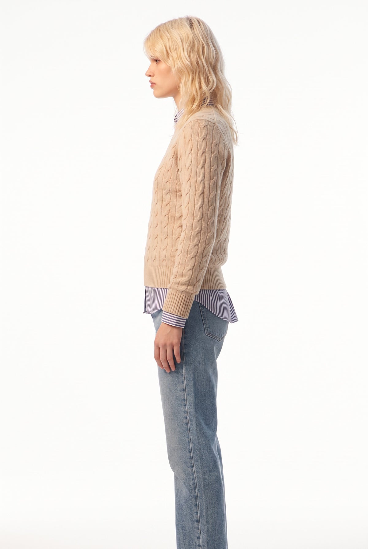 The Arlo Cashmere Cable Knit