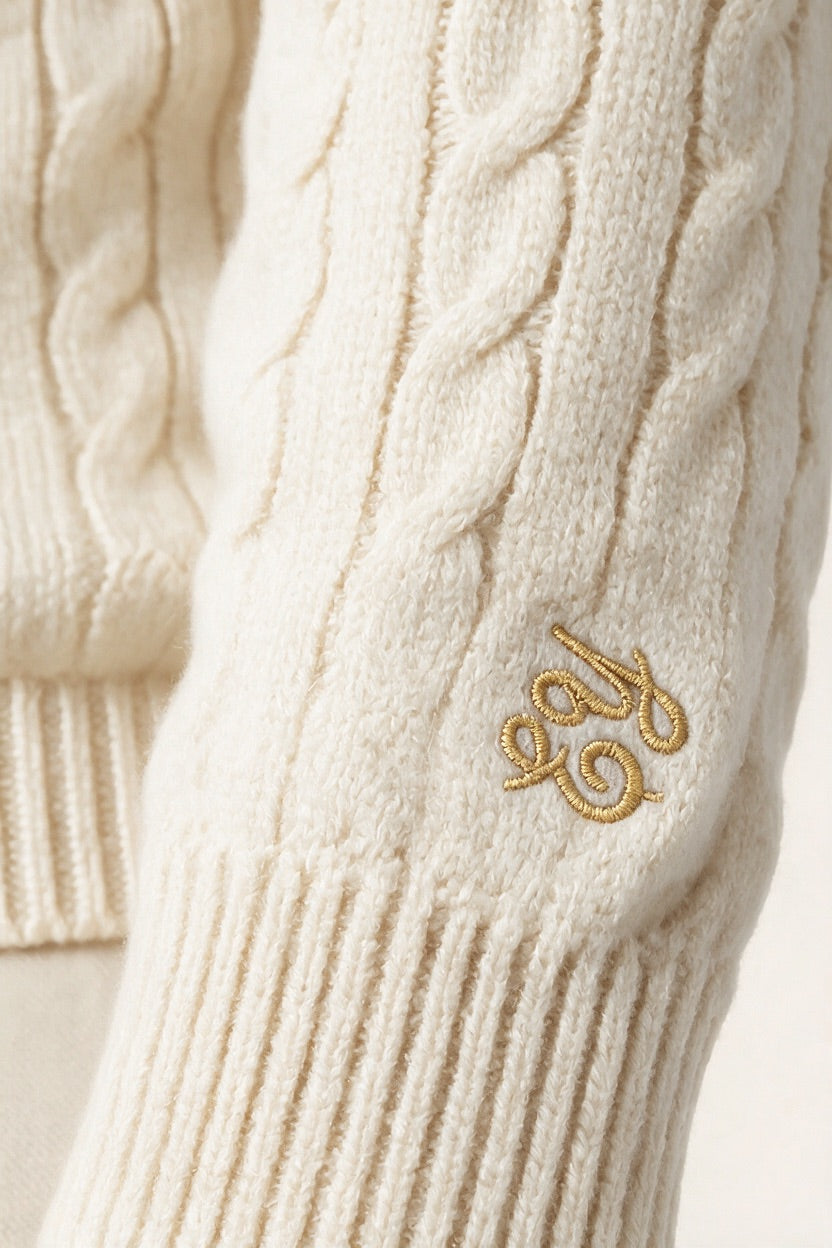 The Arlo Cashmere Cable Knit